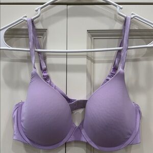Victoria's Secret Love Pink Wear Everywhere Push Up Bra Purple Lingerie 36B